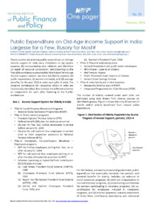 Public Expenditure on Old-Age Income Support in India: Largesse for a Few, Illusory for Most