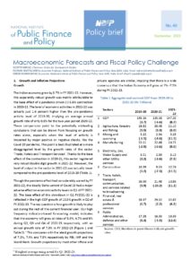 Macroeconomic Forecasts and Fiscal Policy Challenge